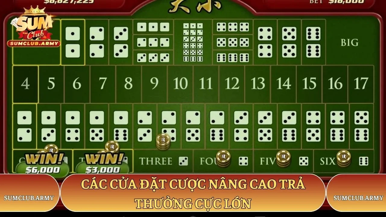 Các cửa đặt cược nâng cao trả thưởng cực lớn