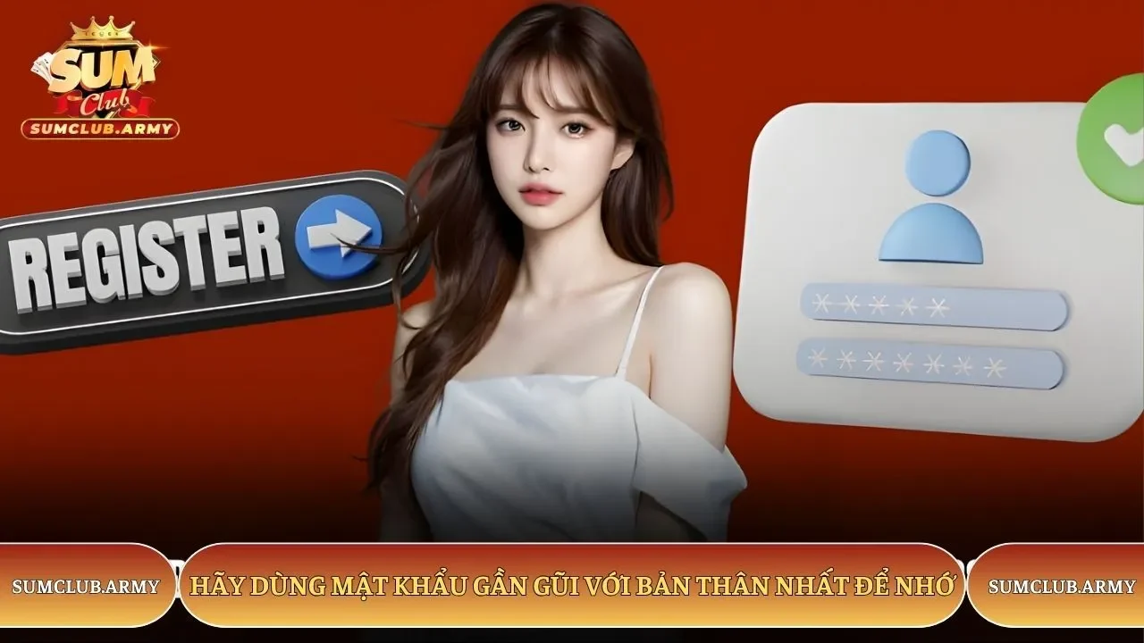 Hãy dùng mật khẩu gần gũi với bản thân nhất để nhớ