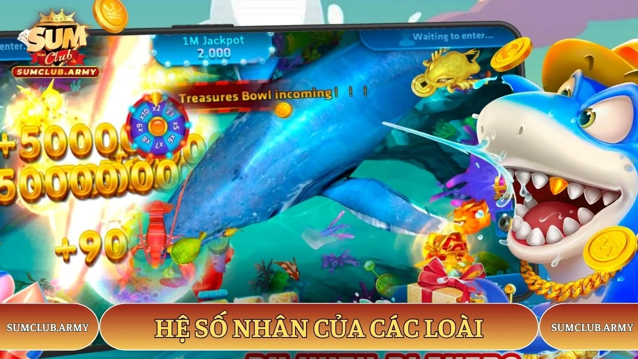 Hệ số nhân thưởng của các loài vật trong game