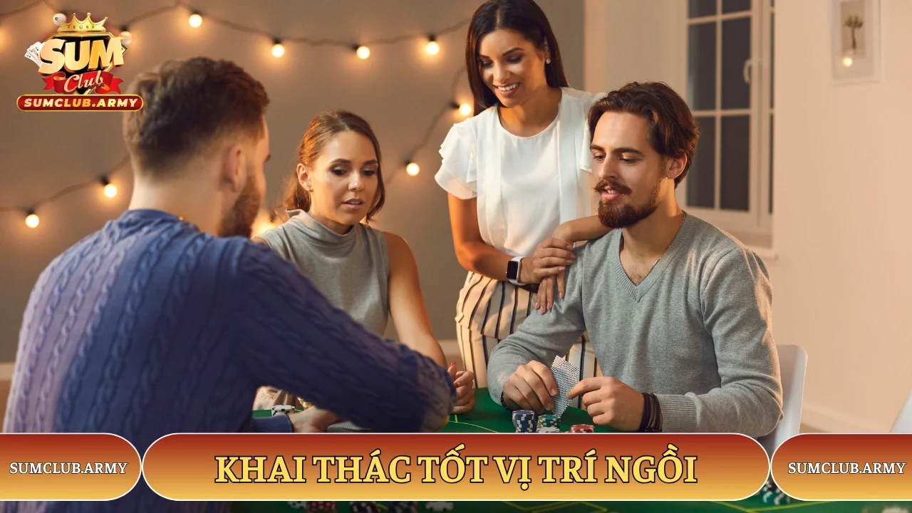 Khai thác tốt vị trí ngồi