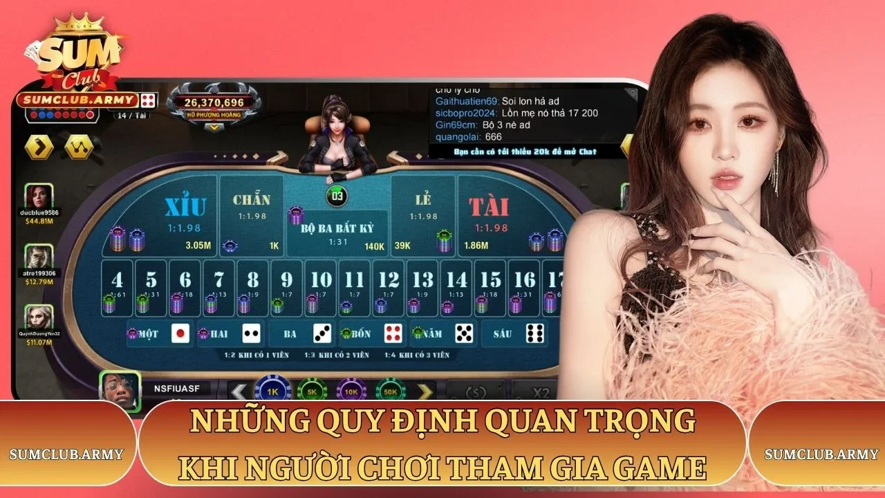 Những quy định quan trọng khi người chơi tham gia game