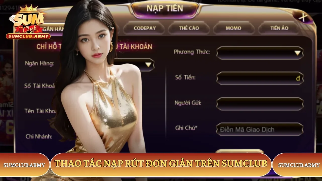 Thao tác nạp tiền đơn giản tân binh nên cập nhật